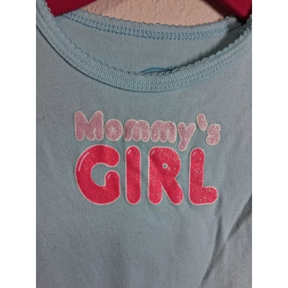 Circo Bodysuit Mommy's Girl Blue Newborn Long Sleeve Infant Baby Cotton Casual